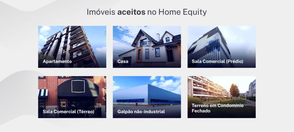 Entenda quais imóveis são aceitos no crédito com garantia de imóvel A maioria das instituições aceita imóveis residenciais e comerciais, desde que estejam regularizados. As características mais comuns exigidas são: